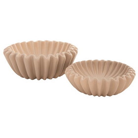 47th & Main FMR158 Tan Lehriya Bowls - Set of 2