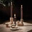 47th & Main FMR173 Tall Travertine Marble Taper Candleholder