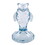 47th & Main FMR239 Blue Glass Fish Taper Candleholder