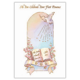Alfred Mainzer As You Celebrate Your First Penance Card