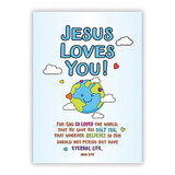 Christian Brands G0071 Large Poster - Jesus Loves You!