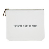 Christian Brands G0217 Face to Face Canvas Zip Pouch - The Best Is Yet To Come