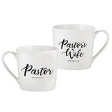 Faithworks G1312 Café Mug Set - Pastor and Pastor's Wife