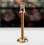 Sudbury G1731 Sudbury Brass#8482; Acolyte Candlesticks - Brass/Wood