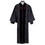 Cambridge G1785 Pulpit Robe - Black with Red Crosses