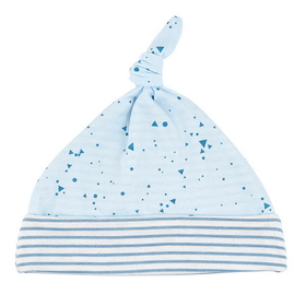 Stephan Baby G2171 Knit Hat - Blue Geo Stripe