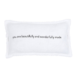 Christian Brands G2245 F2F Rectangle Sofa Pillow - You Are Beautifully And Wonderfully Made