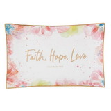 Christian Brands G2354 Summer Fields - Trinket Tray - Inspirational - Faith, Hope, Love