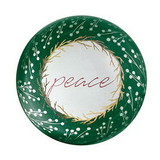Christian Brands G2376 Glass Dome Paperweight - Holiday Greetings - Peace