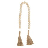 Christian Brands G2620 Wood Beads - Natural with Jute