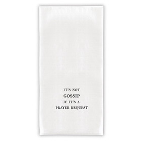 Christian Brands G2649 Face to Face Thirsty Boy Towels - It's Not Gossip If it's A Prayer Request