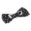 Pets G2843 Pet Bow Ties - Black Polka Dot