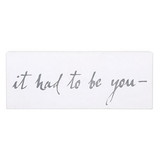 Christian Brands G3063 Face to Face Small Case Word Board- It Had To Be You