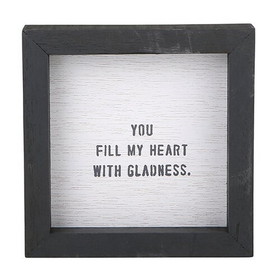 Christian Brands G3066 F2F Petite Word Board- You Fill My Heart With Gladness