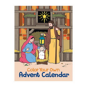 Christian Brands G4691 Advent Calendar to Color