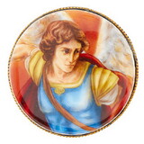 Creed G4776 Rosary Case - Saint Michael the Archangel