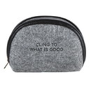 Gifts of Faith G4809 Felt Accessory Pouch - Cling to What is Good