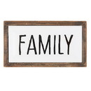 Christian Brands G4897 Tabletop Decor - Framed Enamel Plaque - Family