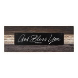 Christian Brands G4982 Rustic Farmhouse - Tabletop Plaque - Inspirational - God Bless You