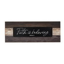 Christian Brands G4988 Rustic Farmhouse - Tabletop Plaque - Inspirational - Believing