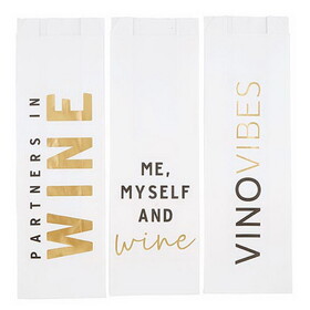 Christian Brands G5258 Paper Wine Bags - Wine Assorted 6pk