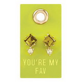 Christian Brands G5341 Gemstone Earring - You're My Fav