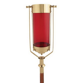 Sudbury G5394 Swinging Processional Torch with Ruby Glass