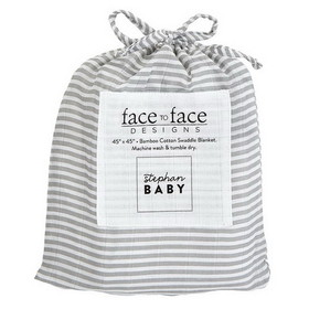 Stephan Baby Face to Face Swaddle Blanket