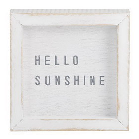 Stephan Baby G5447 Face to Face Petite Word Board - Hello Sunshine