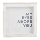Stephan Baby G5448 Face to Face Petite Word Board - My Eyes Adore You