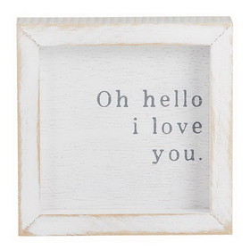 Stephan Baby G5449 Face to Face Petite Word Board - Oh Hello