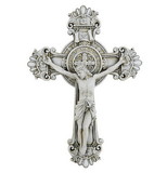 Avalon Gallery G5566 Saint Benedict Crucifix - Stone