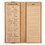 Christian Brands G5697 Charcuterie List Pad - Kraft