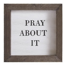Christian Brands G5737 Face to Face Petite Word Board - Pray About It