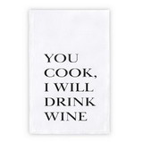 Christian Brands G5800 Face to Face Thirty Boy Towel - You Cook I Will Drink Wine