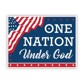 Christian Brands G5880 Yard Sign - One Nation Under God