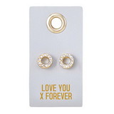 Christian Brands G5948 Stud Love Wedding - Love You x Forever