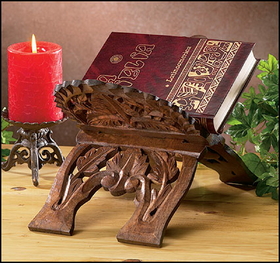 Robert Smith GC413 Hand Carved Wood Bible Stand