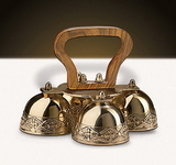 Sudbury GC809 4-Bell Embossed Brass Altar Bells