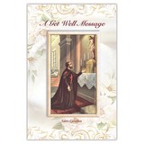 Alfred Mainzer GW69126 Get Well Message - Get Well Card w/ Removable Prayer Card