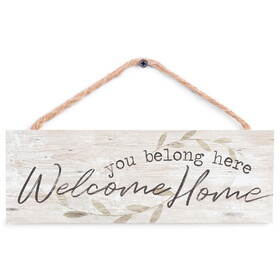 Faithworks HPS0005 Hanging Wall Sign - You Belong Welcome Home