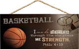 P.Graham Dunn HSA0014 Hanging Sign - I Can Do Everything Through Him Philipians 4:13