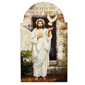 Gerffert J0121 Arched Plaque - Receive The Holy Spirit