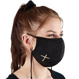 Cambridge J0123 Embroidered Cross Face Mask