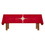 RJ Toomey J0134RED Altar Frontal and Trinity Cross Overlay Cloth - Red - Set of 2