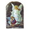 Avalon Gallery J0166 Guardian Angel Arched Tile Plaque with Wire Stand