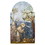 Gerffert J0588 Giotto Saint Francis Arched Plaque