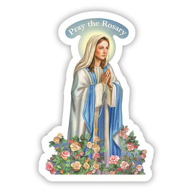 Christian Brands J0624 Pray The Rosary Auto Magnet