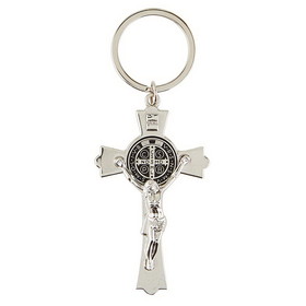 Christian Brands J0630 Saint Benedict Crucifix Keychain