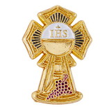 Creed J0639 First Communion Cross Lapel Pin